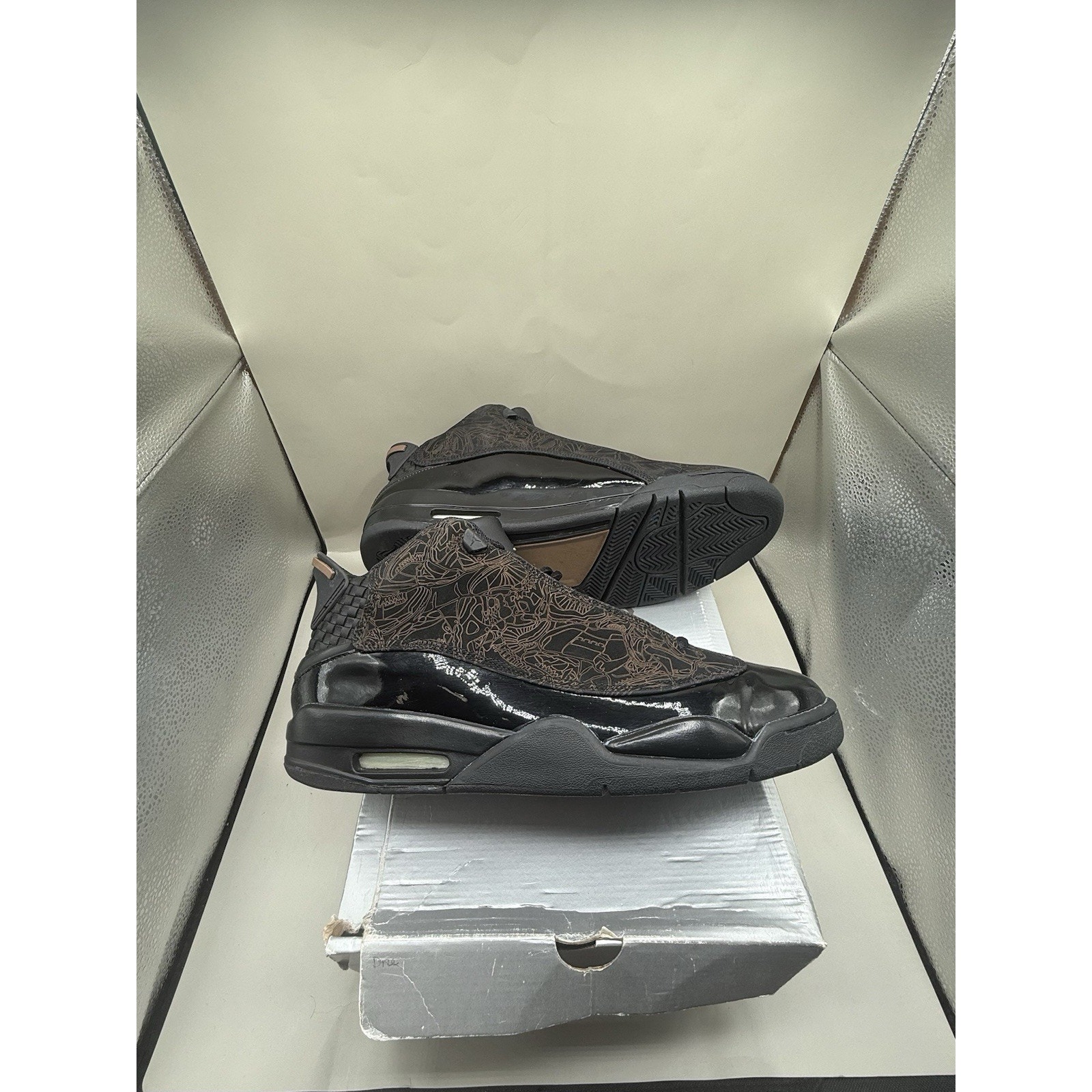 Authentic Rare Air Jordan DubZero Black Taupe Laser Men 115 CleanFlawed